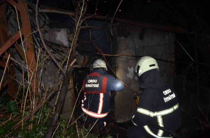 Ordu’da Televizyon Vericilerinin Bulunduğu Alanda Yangın