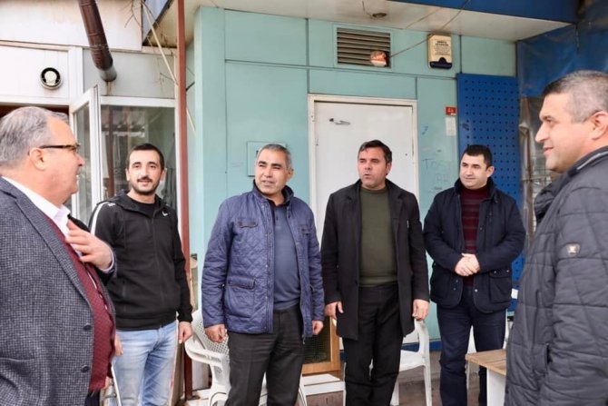 Başkan Çerçi’den Küçük Sanayi Esnafına Ziyaret