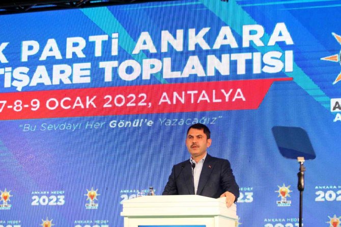 Bakan Kurum: "Ankara 2024’te Yeniden Eser Ve Gönül Siyasetiyle Buluşacak"