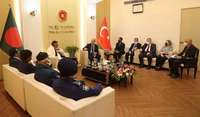 İ̇çişleri Bakanı Soylu, Bangladeş İ̇çişleri Bakanı Khan İle Bir Araya Geldi