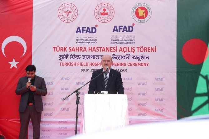 İ̇çişleri Bakanı Soylu’dan Bangladeş’te Arakanlı Müslümanların Kaldığı Kampa Ziyaret