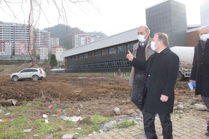 Giresun’un En Büyük Yeşil Alan Projesin Olan Millet Bahçesi İçin Çalışmalar Başladı