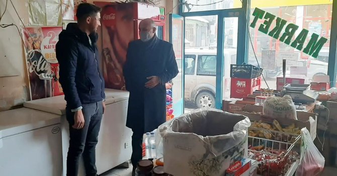Malazgirt Belediye Başkanı Altın’dan Esnaf Ziyareti