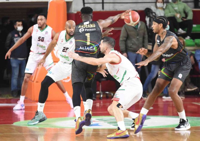 Ing Basketbol Süper Ligi: Pınar Karşıyaka: 91 - Aliağa Petkimspor: 79