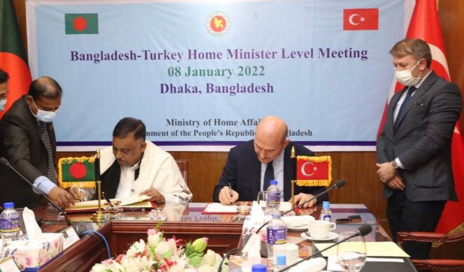 Türkiye Ve Bangladeş Arasında Terörle Mücadele Ve Güvenlik İ̇şbirliği Mutabakat Muhtırası İmzalandı