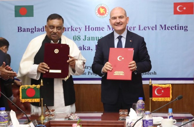 Türkiye Ve Bangladeş Arasında Terörle Mücadele Ve Güvenlik İ̇şbirliği Mutabakat Muhtırası İmzalandı