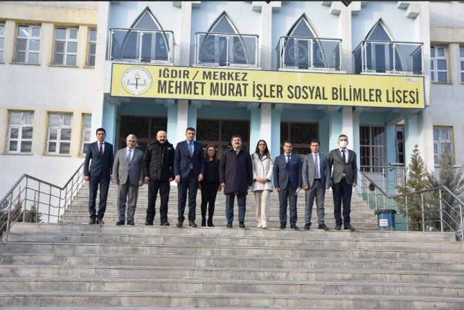 Vali Sarıibrahim, Okul Ziyaretlerine Devam Ediyor