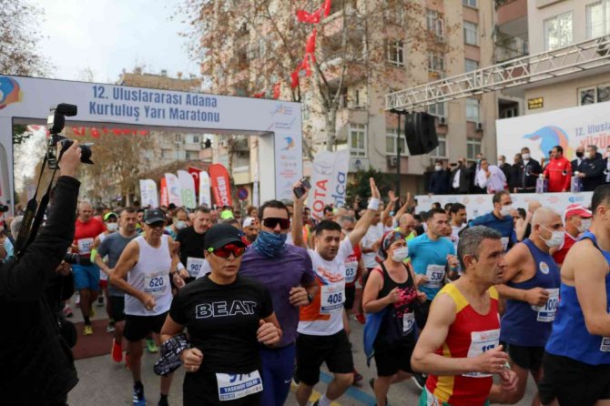 5 Ocak Adana Kurtuluş Yarı Maratonu Tamamlandı