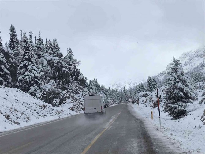 Antalya-konya Karayolunda Ulaşım Normale Döndü