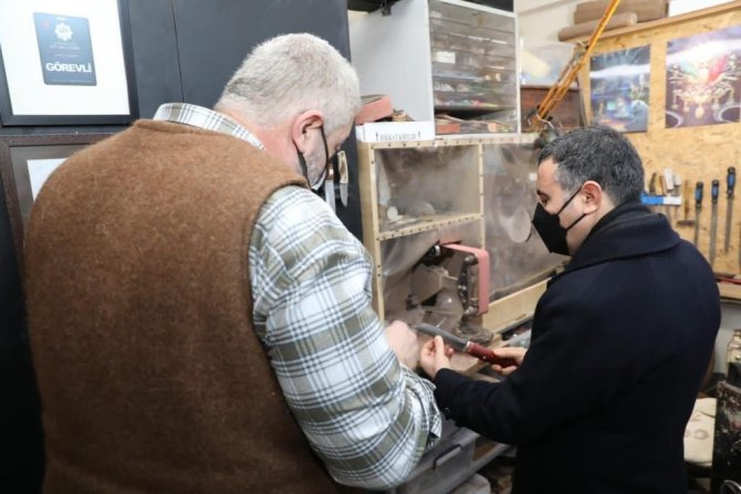Somut Olmayan Kültürel Mirasçıya Vali Atay’dan Ziyaret