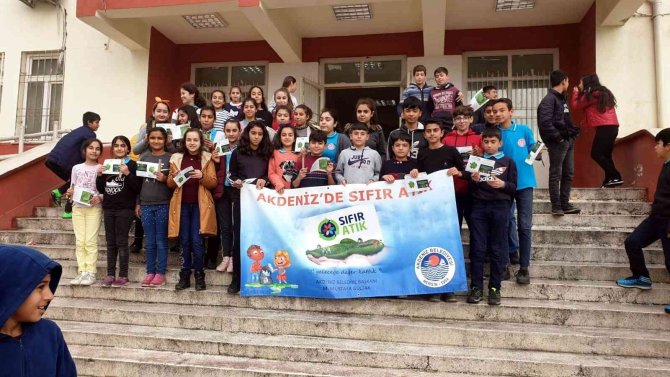 Akdeniz Belediyesinden Çocuklara Sıfır Atık Ve Geri Dönüşüm Eğitimi
