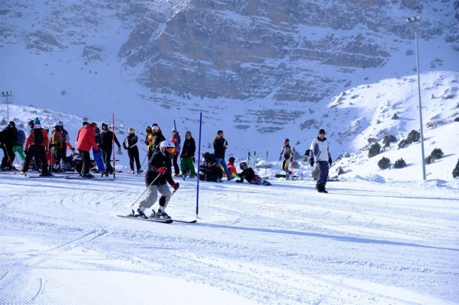 Erzincan’da Kayak İl Birinciliği Müsabakaları Yapıldı