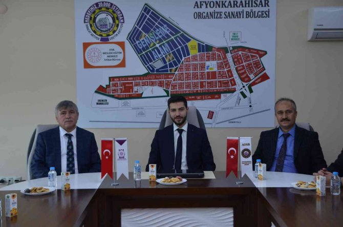 Afyonkarahisar Osb’de Mesleki Eğitim Merkezi İ̇rtibat Bürosu Açıldı