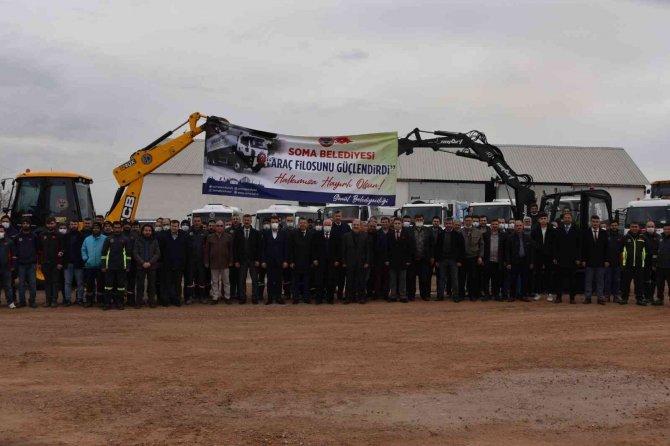 Soma Belediyesi Araç Ve İş Makineleri Parkurunu Güçlendirdi
