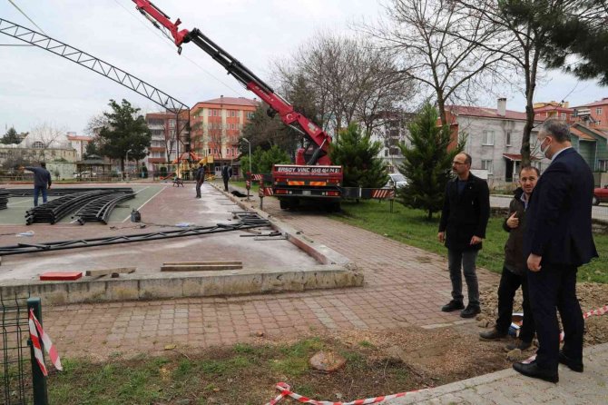 19 Mayıs İlçesinde Kapalı Tenis Kortu İçin Çalışmalar Başladı