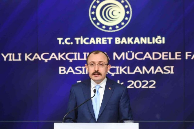2021 Yılında 7 Milyar 749 Milyon Lira Değerinde Kaçak Eşya Yakalandı