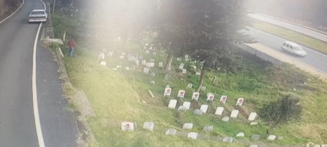 Trabzon’da Mezar Taşlarını Çalan Hırsız Yakalandı