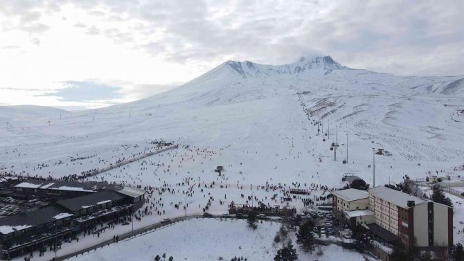 Erciyes Hafta Sonu 30 Bini Aşkın Ziyaretçiyi Ağırladı