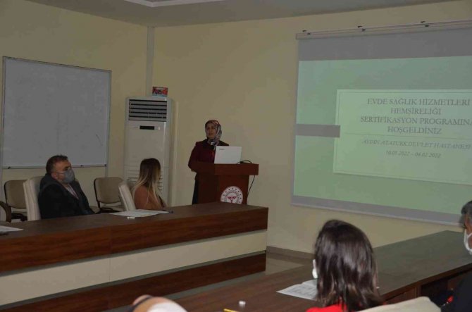 Aydın’da Evde Sağlık Hizmetleri Hemşireliği Sertifikalı Eğitim Programı Başladı