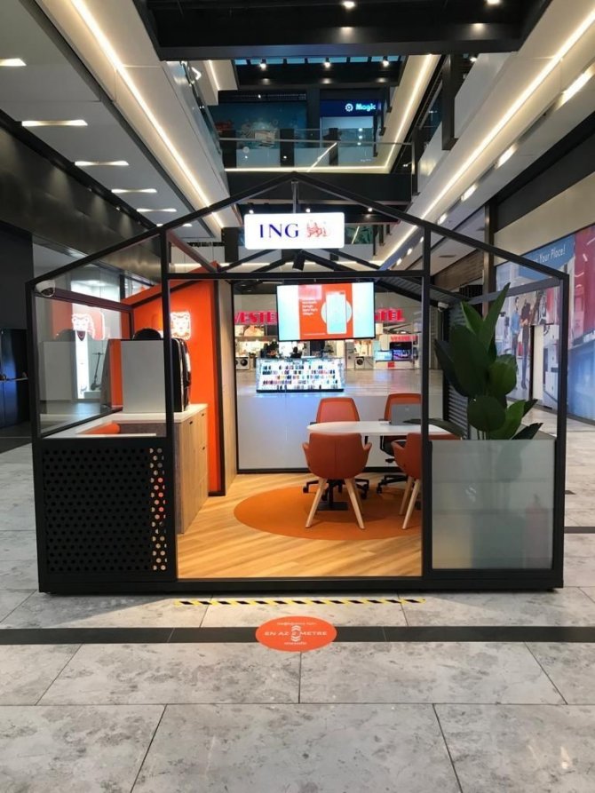 Ing’den Avm’lerde Bir Yenilik