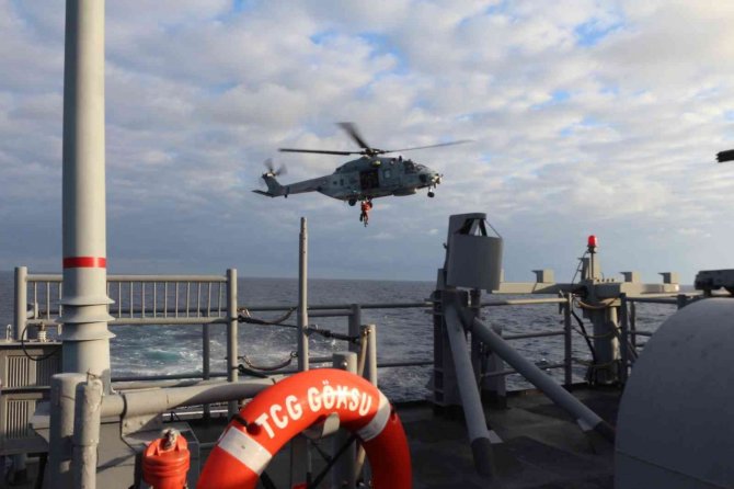 Msb: “Tcg Göksu, Its Margottın Ve Fs Auvergne İle Birlikte Doğu Akdeniz’de Eğitimlere Devam Etmektedir”