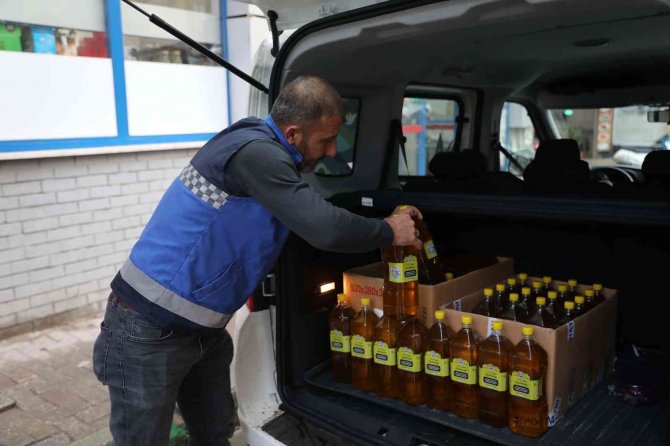 Mudanya Belediyesi’nden Sofralara Zeytinyağı Desteği