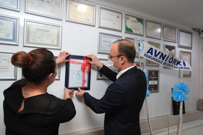 Başkan Örki 2022 Yılının İlk Ruhsatını Verdi