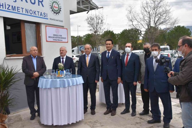 Denizli Osb’de Mesleki Eğitim Merkezi İ̇rtibat Bürosu Açıldı