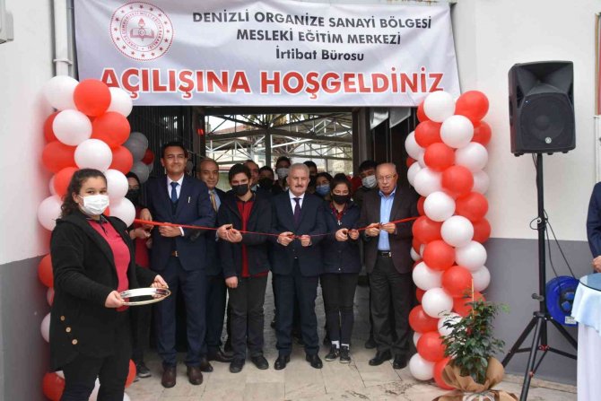 Denizli Osb’de Mesleki Eğitim Merkezi İ̇rtibat Bürosu Açıldı
