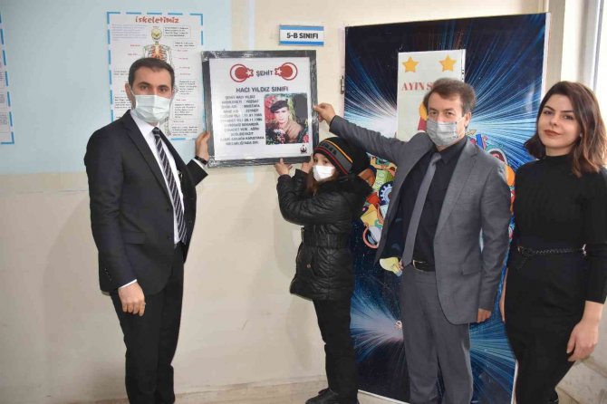 Şehitlerin İsimleri Okul Sınıflarına Verilecek