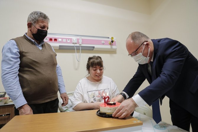 Başkandan Çölyak Hastasına Doğum Günü Sürprizi