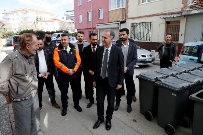 İ̇negöl’de Her Eve Çöp Konteynırı