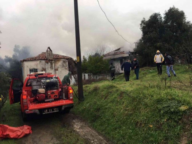 Yatağan’da Ev Yangını