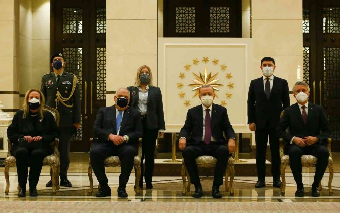 Cumhurbaşkanı Erdoğan, Yunanistan Büyükelçisi Lazaris’i Kabul Etti