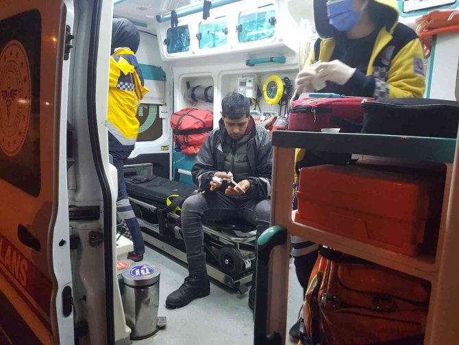 Adıyaman’da, Motosiklet Devrildi: 1 Yaralı