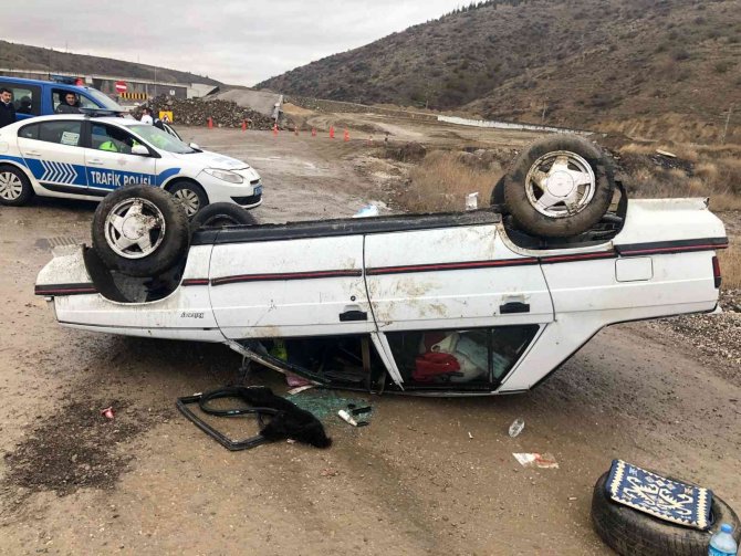 Başkent’te Kontrolden Çıkan Araç Takla Attı: 2 Yaralı