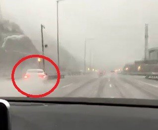 Bursa-i̇stanbul Otobanındaki Kameraya Böyle Yansıdı