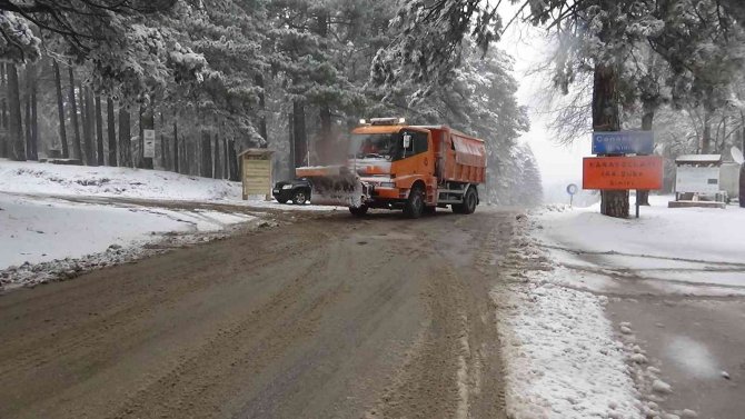 Kazdağları’na Beklenen Kar Geldi