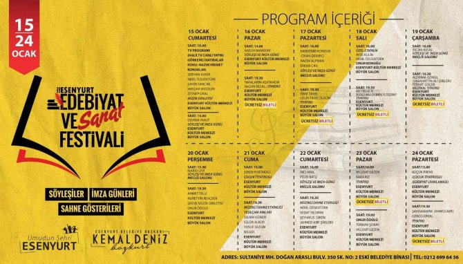 Esenyurt’ta Kültür Ve Sanat Rüzgarı Esecek