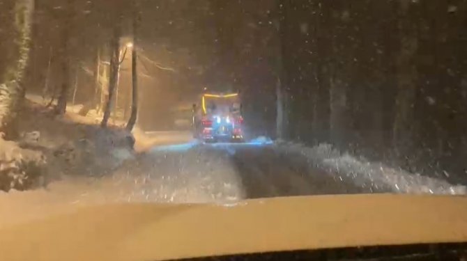 Kartepe’de Beklenen Yoğun Kar Yağışı Etkili Oluyor