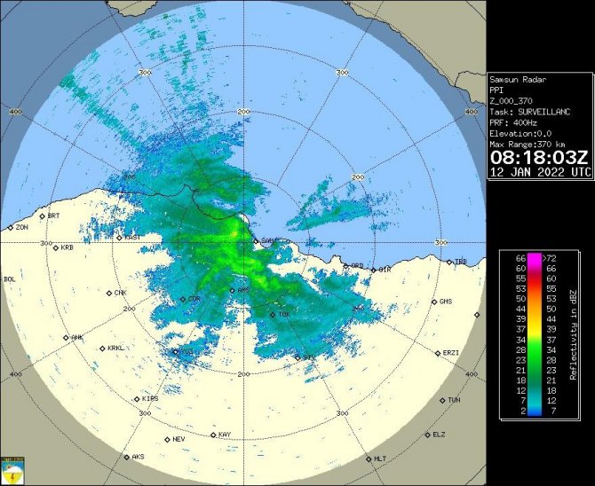 Meteorolojiden Sağanak, Kar Ve Fırtına Uyarısı
