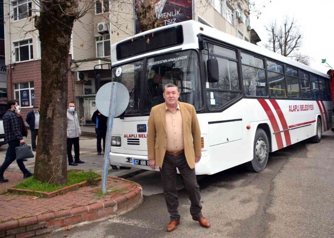 Türkiye Belediyeler Birliği’nden Alaplı’ya Otobüs Yardımı