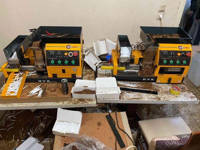 Adana’da 4 Milyon 100 Bin Kaçak Makaron Ele Geçirildi