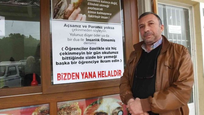 Enflasyona İnat Fiyat Artırmadı, Öğrencileri 10 Liraya Doyuruyor