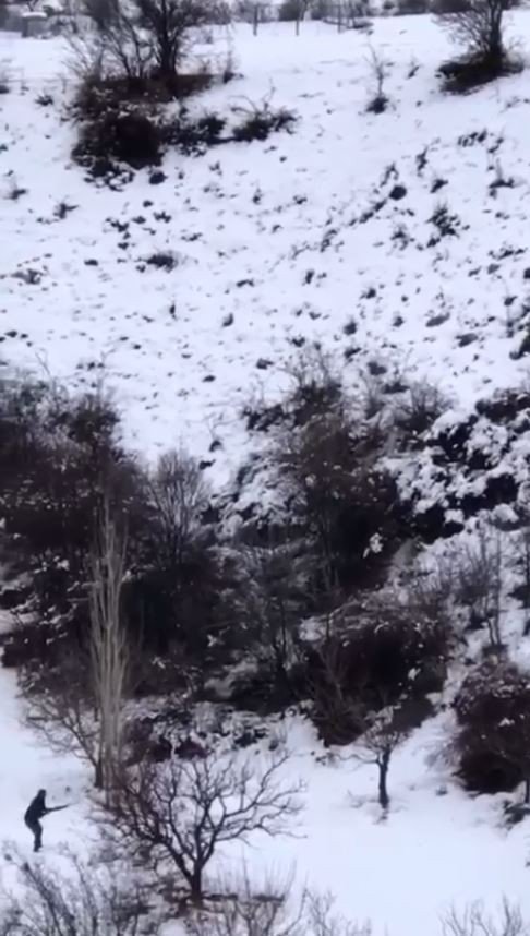 Antalya’da Avcı Domuzun Darbesi İle Ölümden Döndü