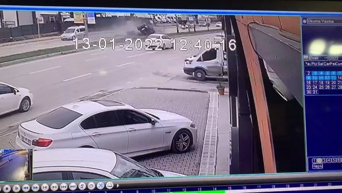Kontrolden Çıkıp Karşı Şeride Böyle Geçti...can Pazarı Yaşandı