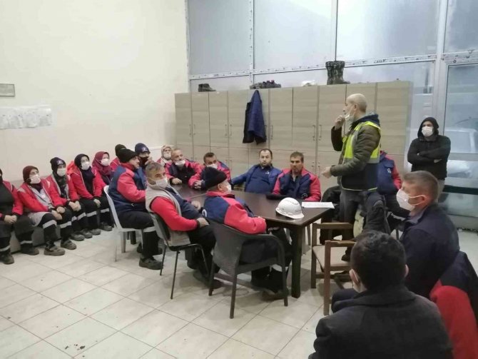 Saha Personellerine İş Güvenliği Anlatıldı