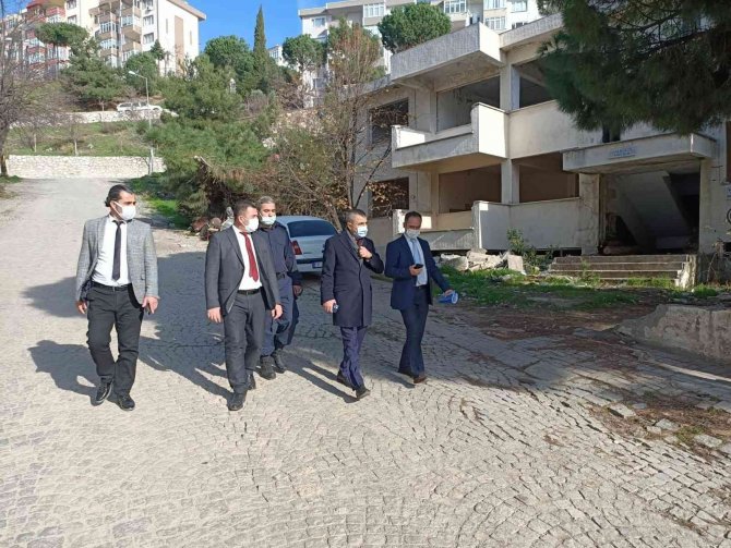Kaymakam Atasoy, Çalışmaları Devam Eden Yatırımları İnceledi