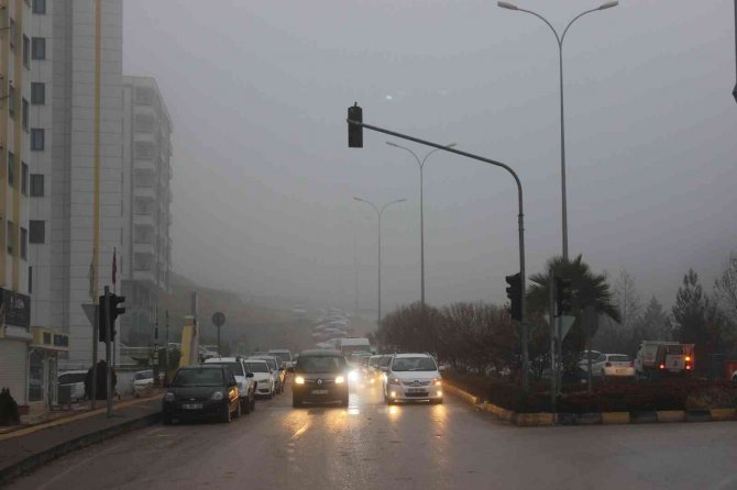 Kilis’te Yoğun Sis Etkili Oldu