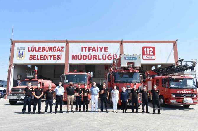 Lüleburgaz İ̇tfaiyesi 2021’de 525 Yangına Müdahale Etti